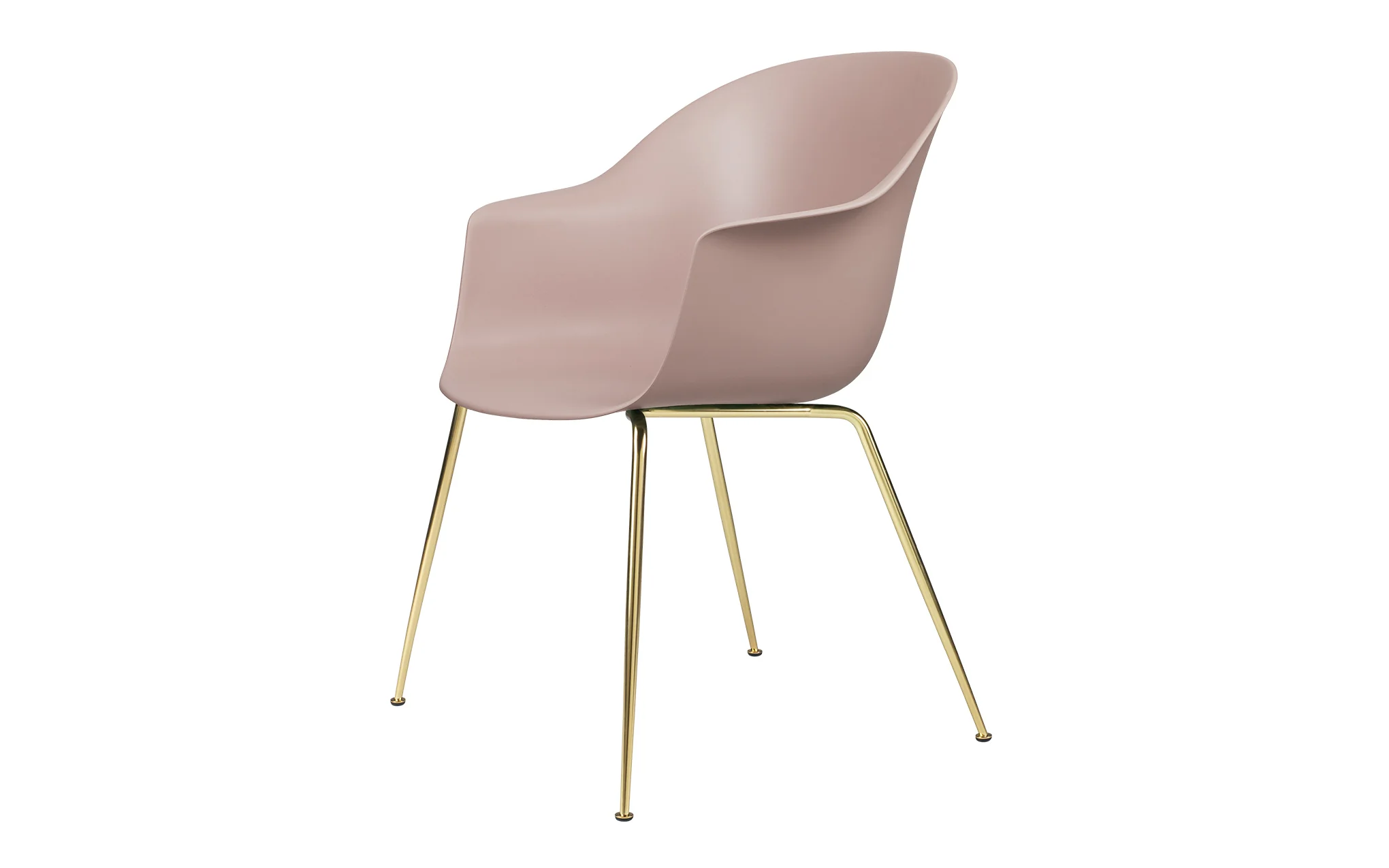 Bat dining chair - un-upholstered with conic base - Image 15