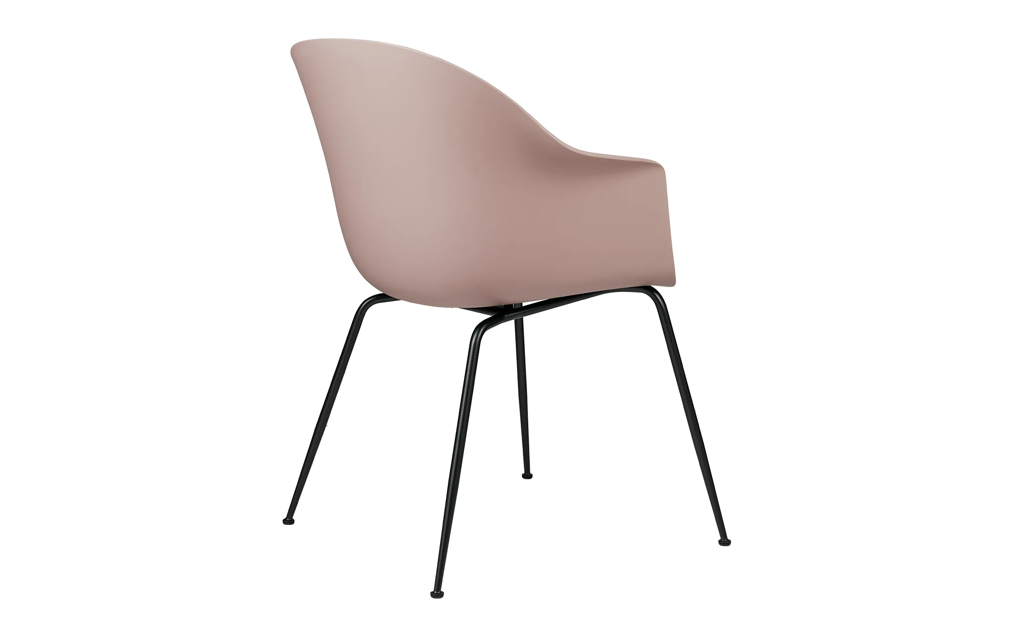Bat dining chair - un-upholstered with conic base - Image 17