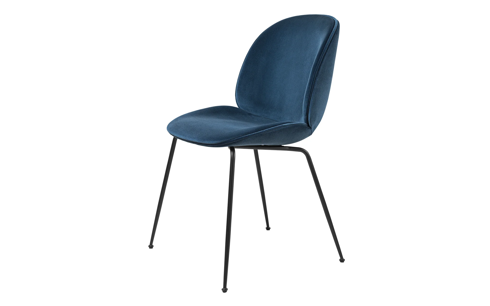 Beetle dining chair - upholstered with conic base - Image 5