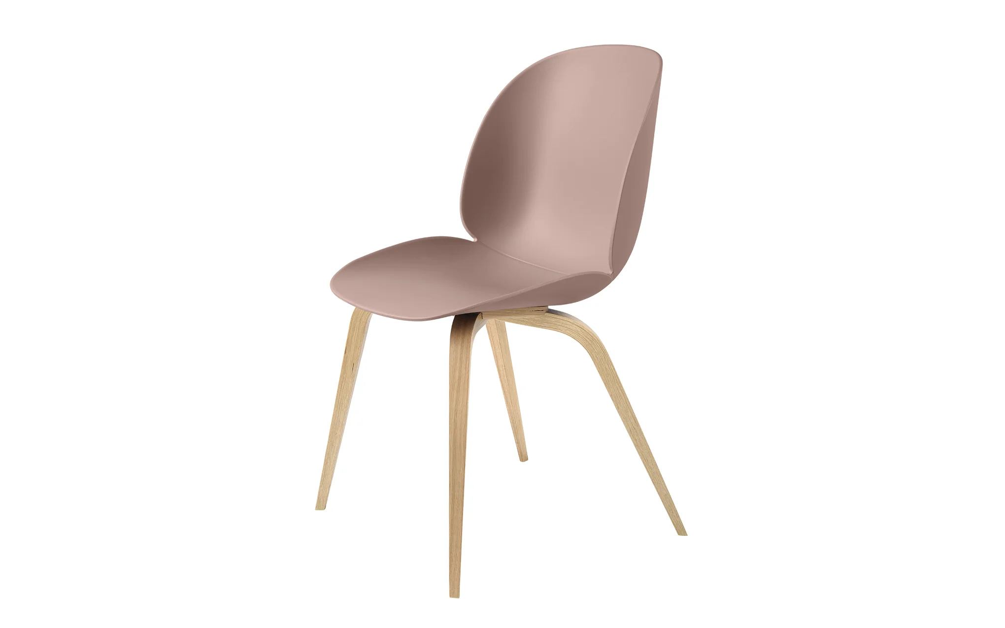 Beetle dining chair - un-upholstered with wood base - Image 8