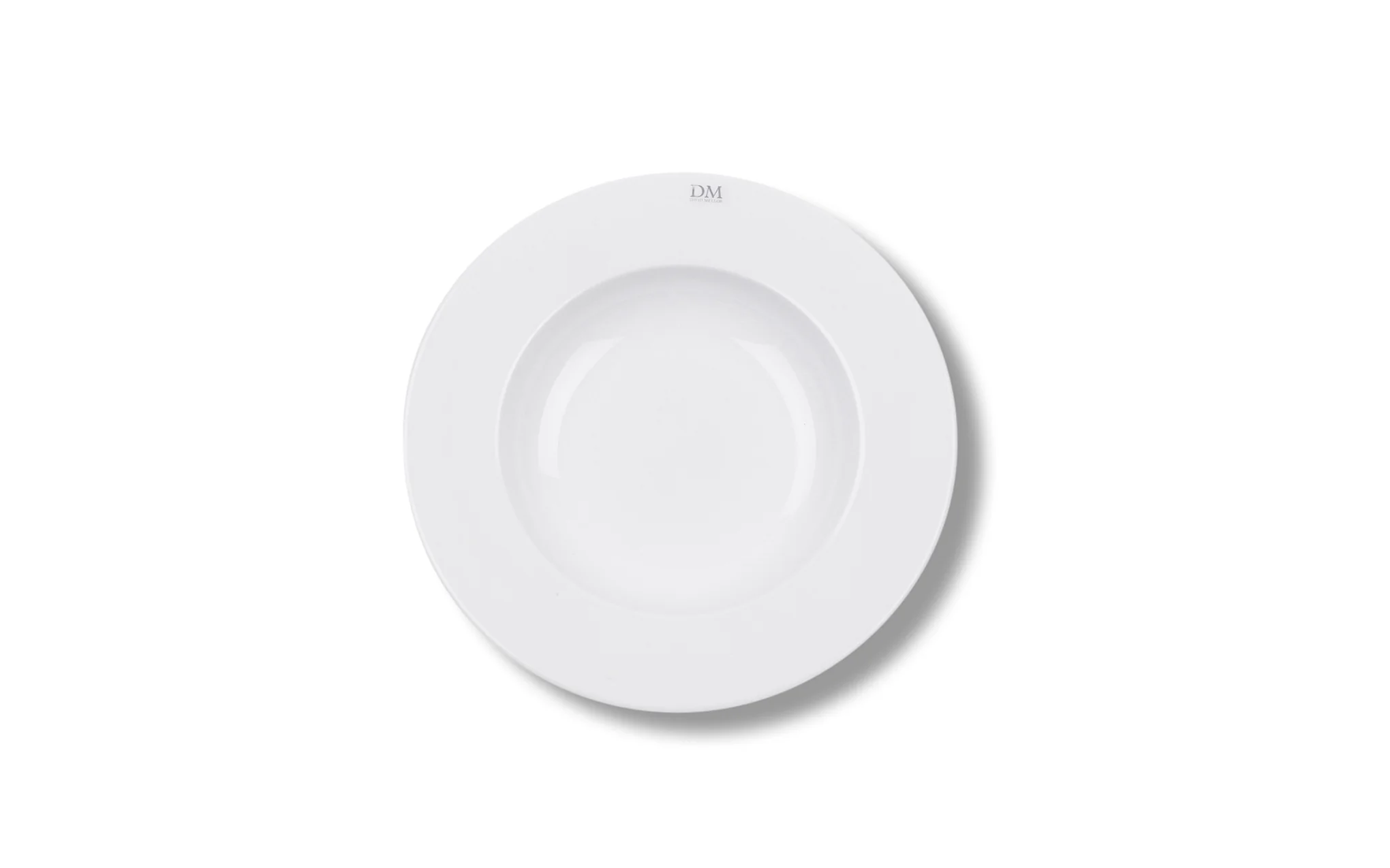 DM fine bone china rimmed soup plate - Image 3