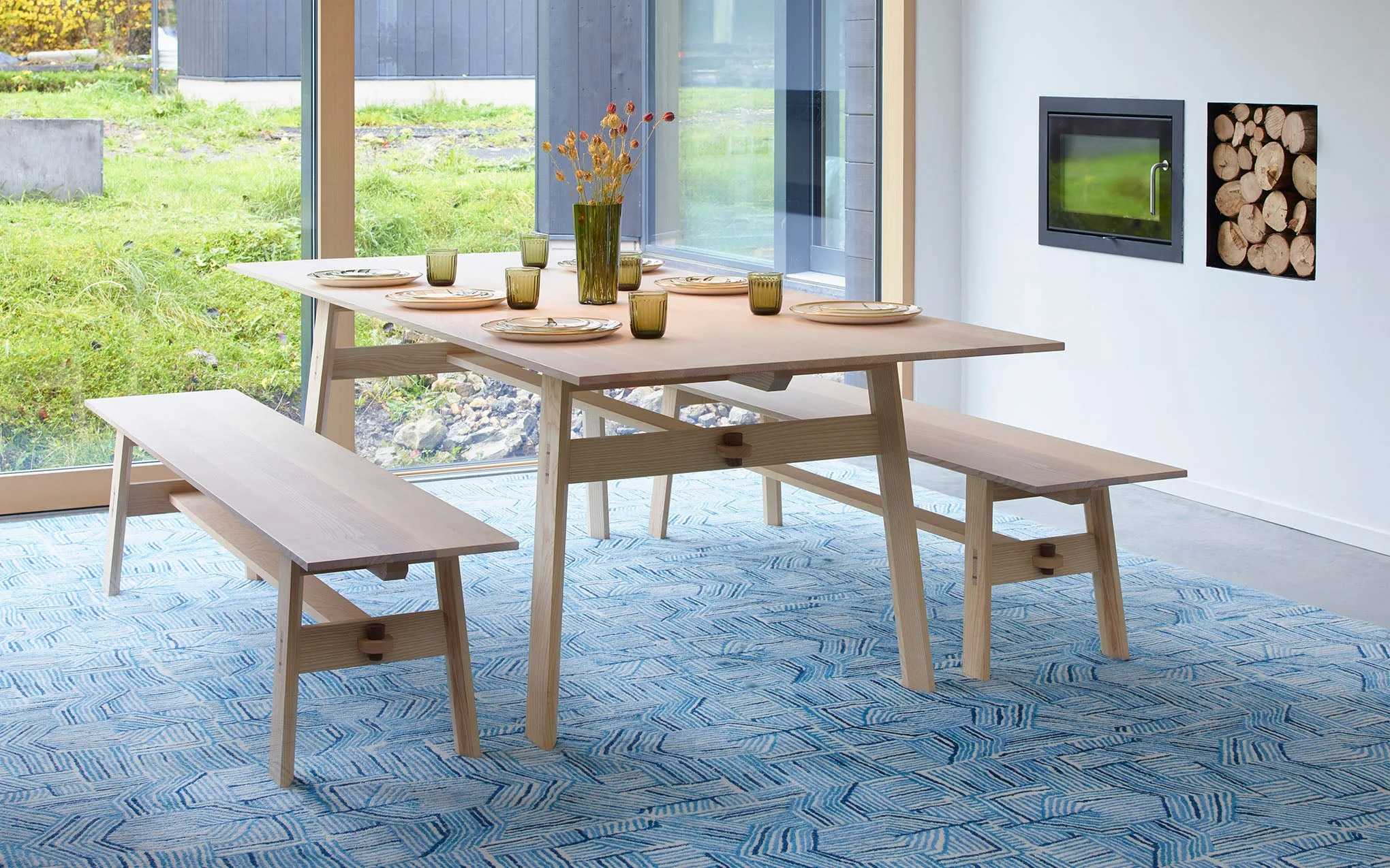 Ex-Display Jethro bench - Ash - Image 5