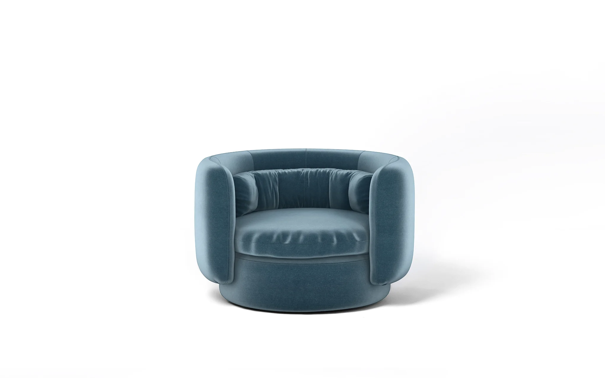 Group armchair with swivel base - informal - Image 43