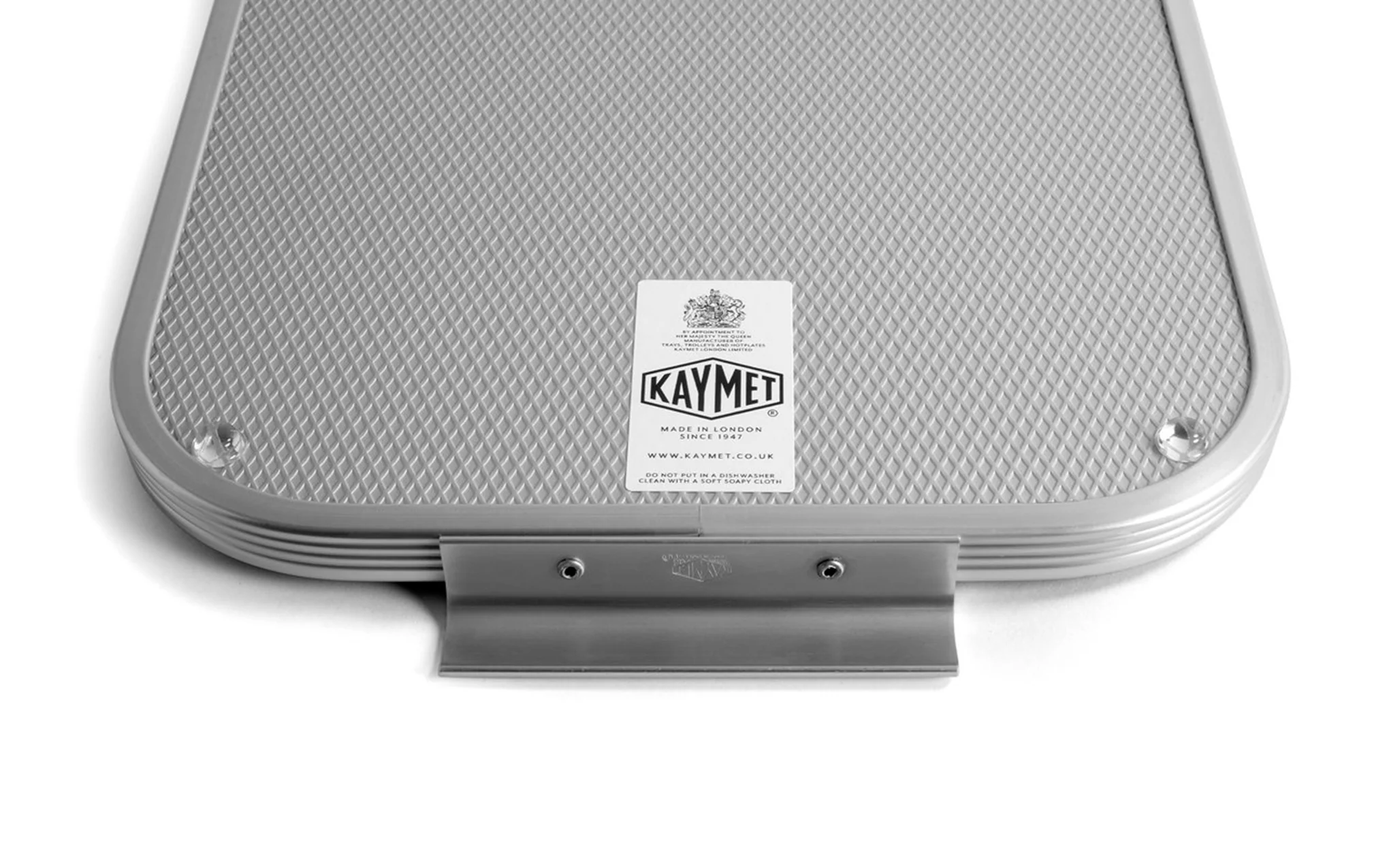 Kaymet Ribbed tray - diamond silver - Image 3