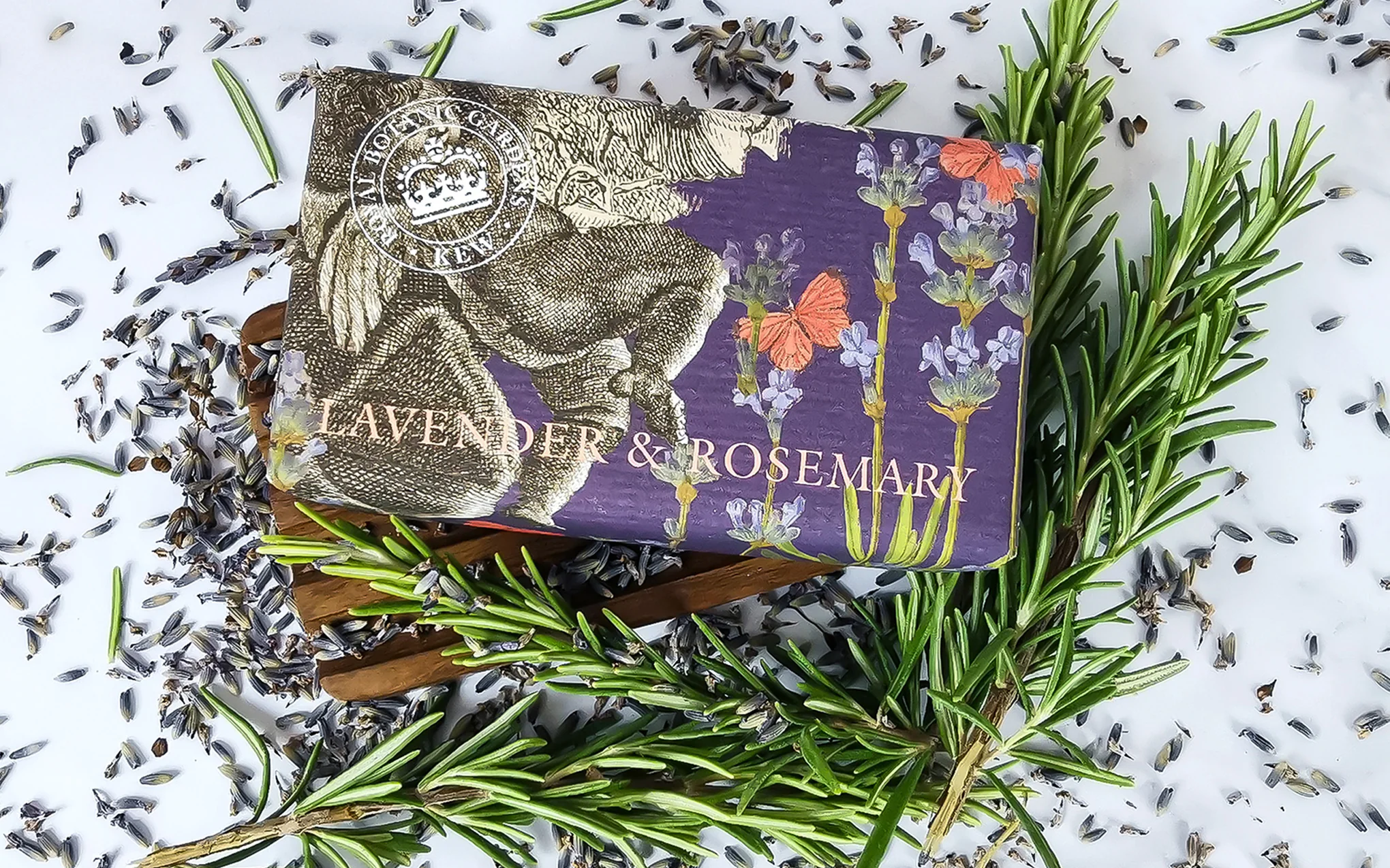 Kew Garden soap bar - lavender & rosemary - Image 5