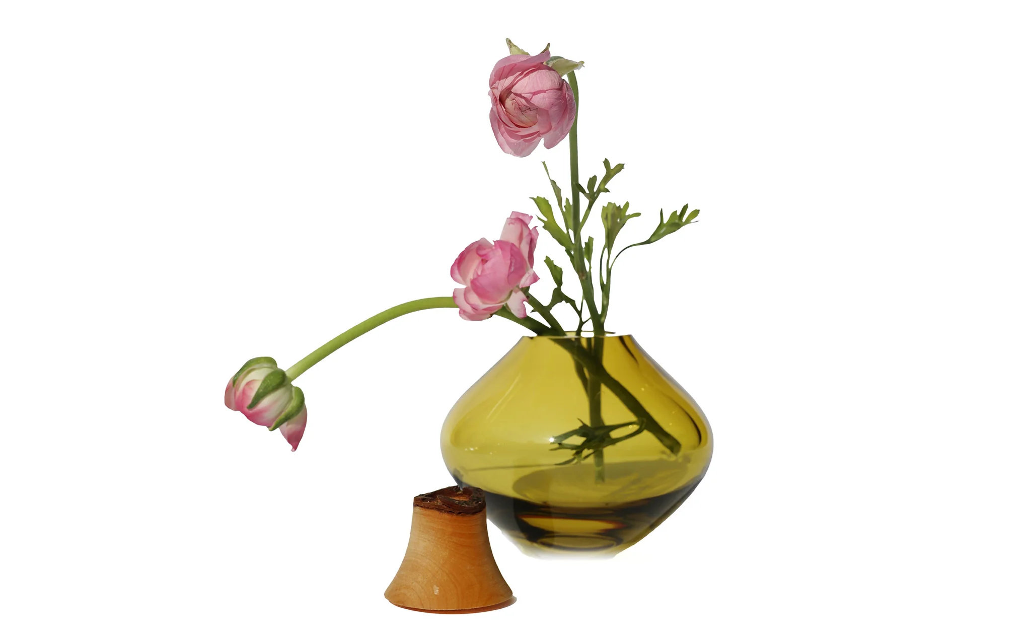 Matisse 2 stacking vessel - dark amber & larch - Image 2