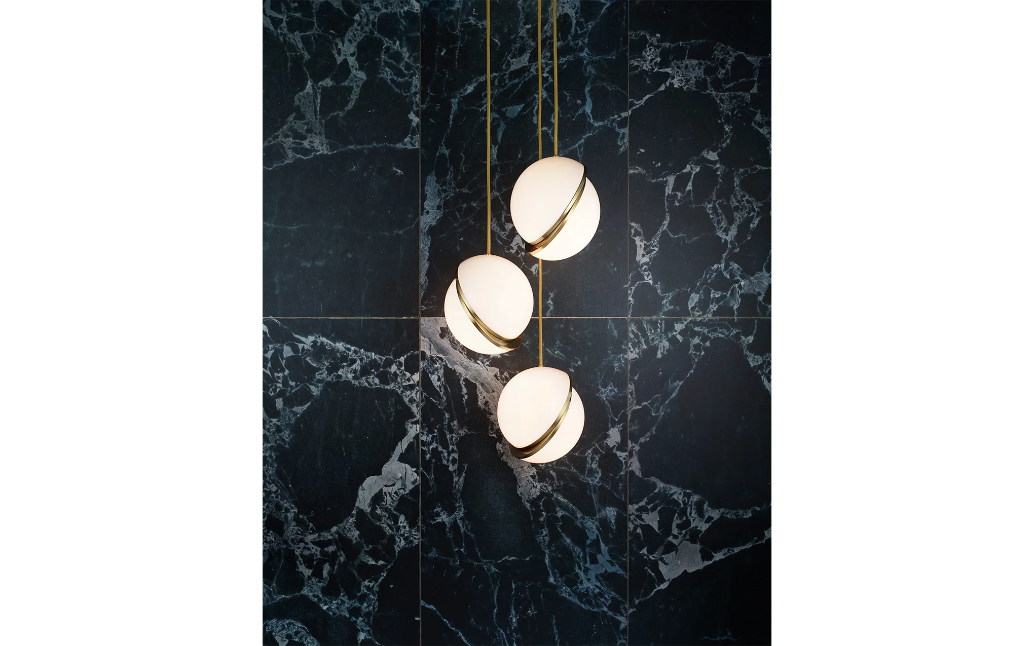 Mini Crescent chandelier - 3 piece - Image 2