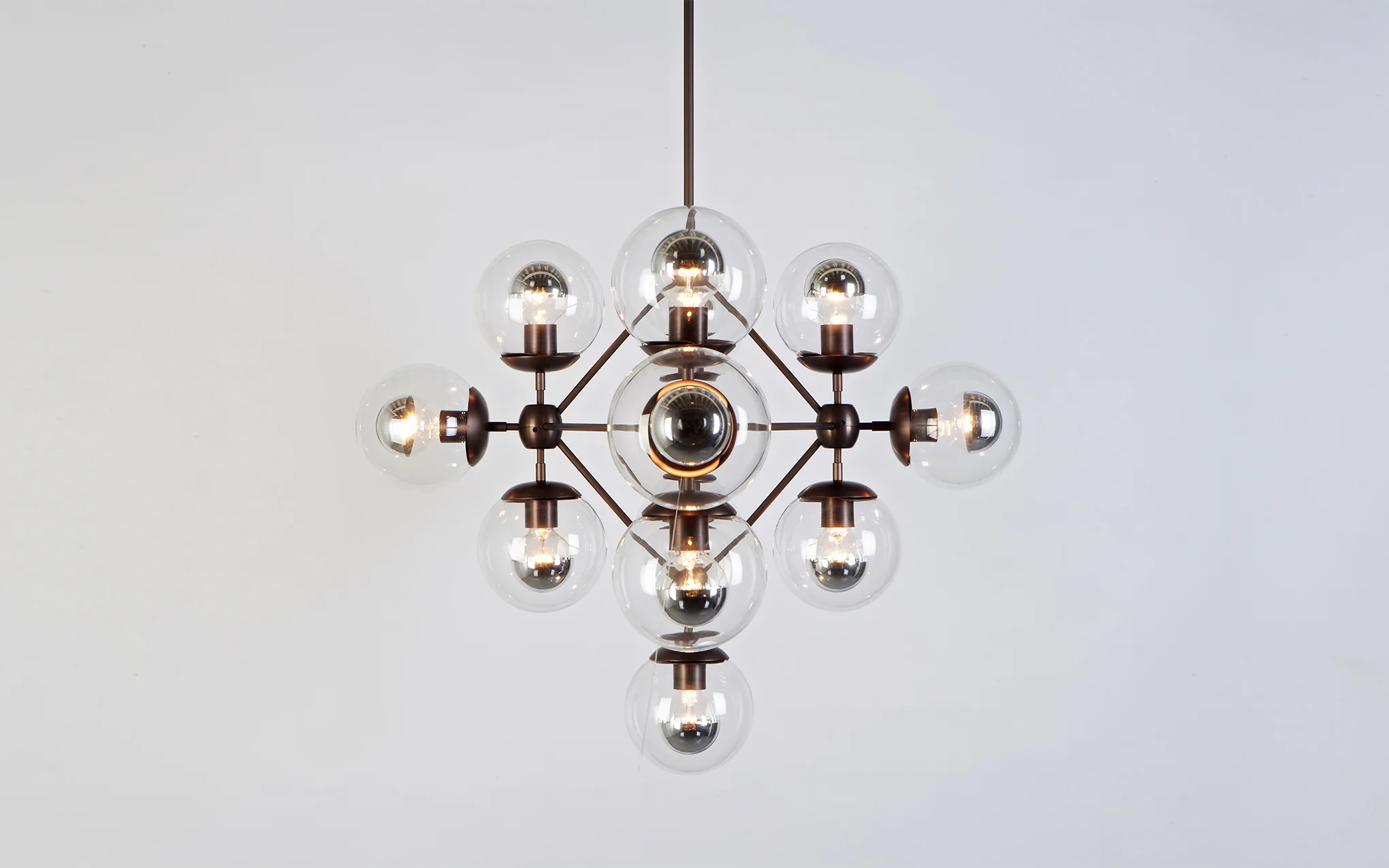 Modo chandelier - diamond, 13 globes - Image 4