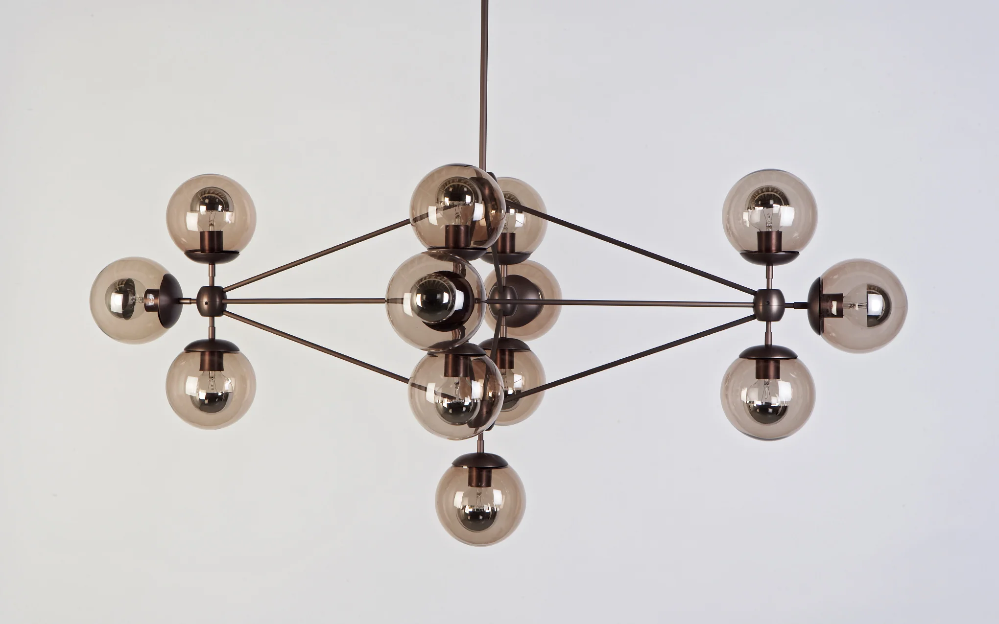 Modo chandelier - diamond, 13 globes - Image 5