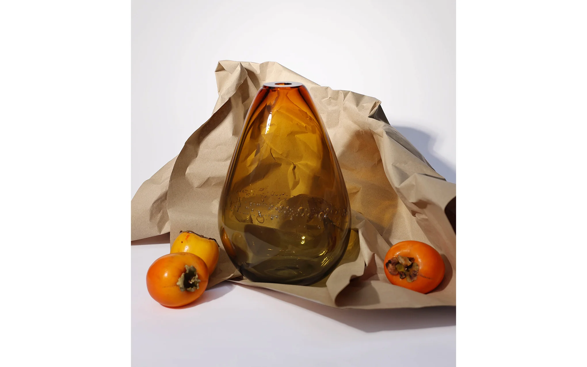 Node vase 04 - amber - Image 2