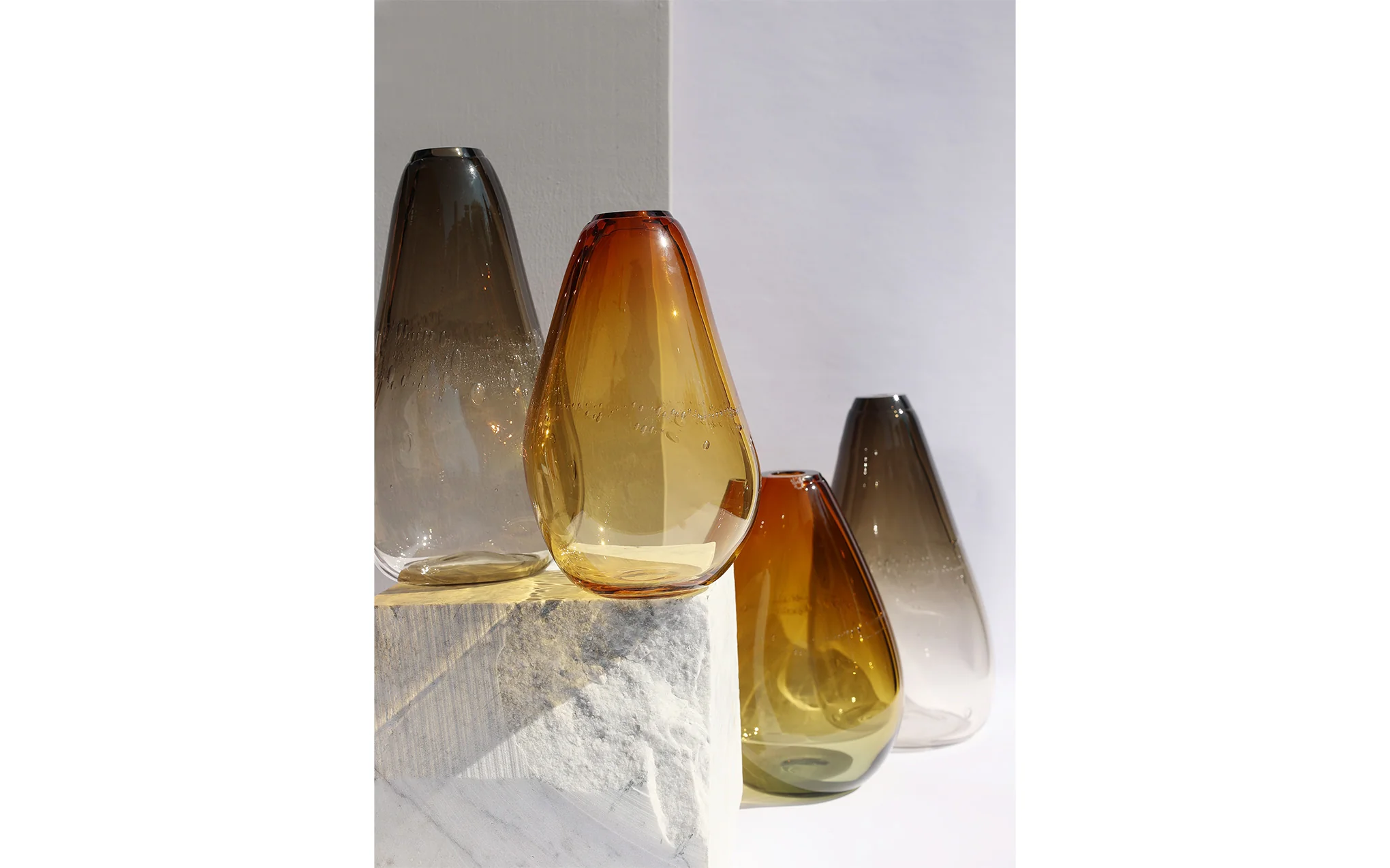 Node vase 04 - amber - Image 4