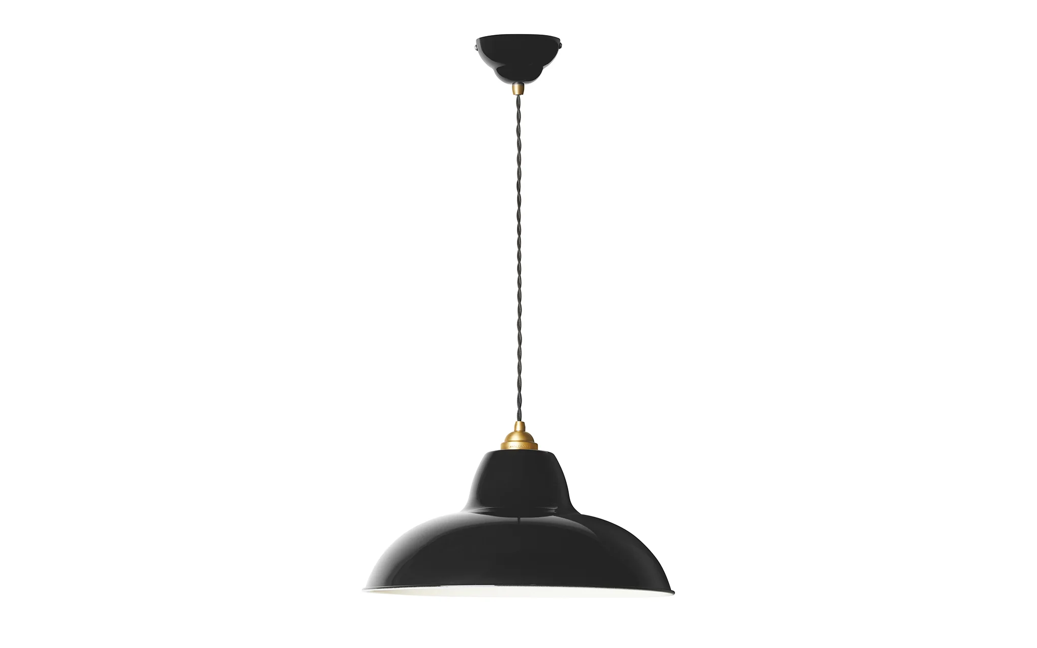Original 1227 Midi Wide brass pendant