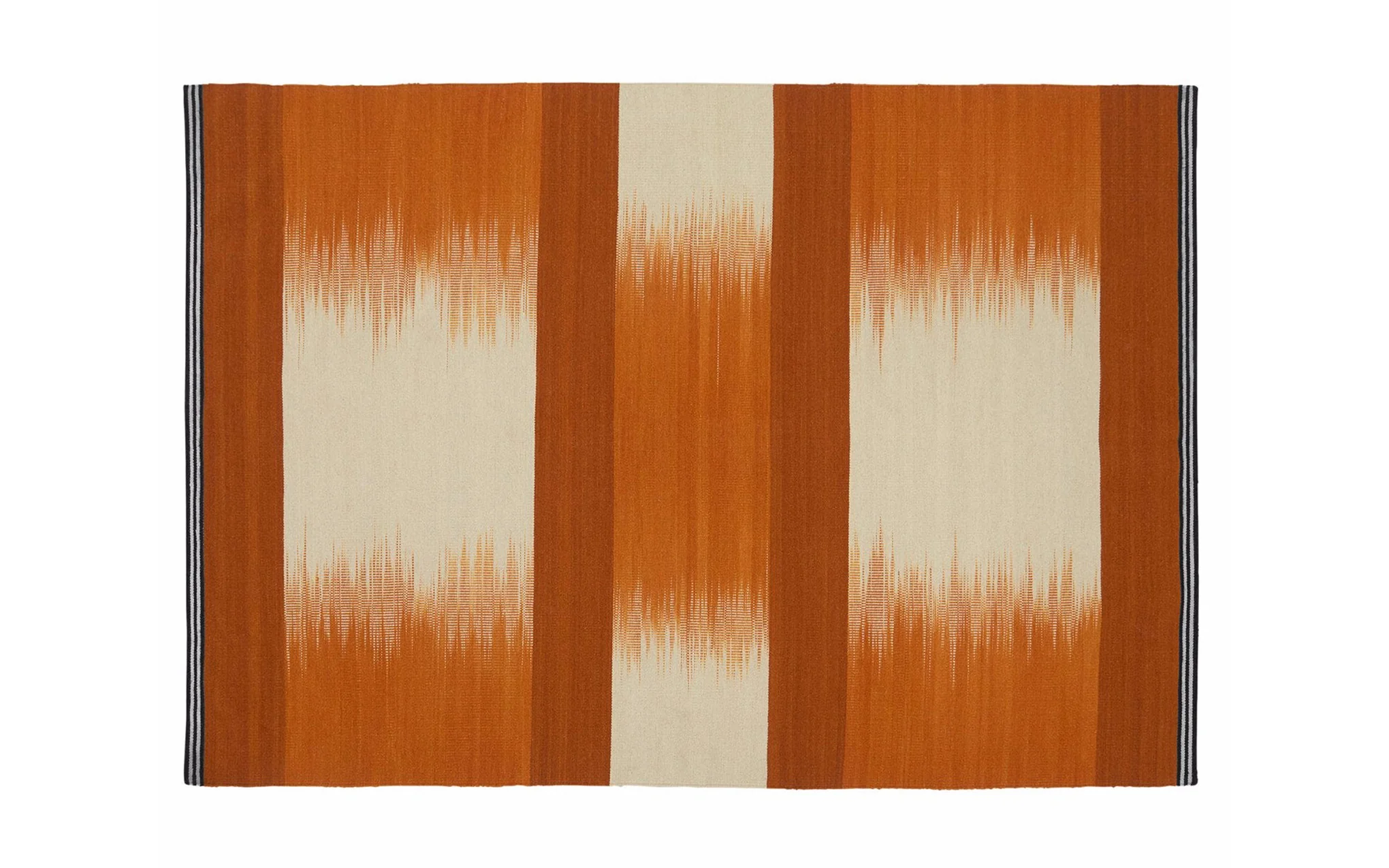 Patola Tangerine gelim flatweave rug - Image 2