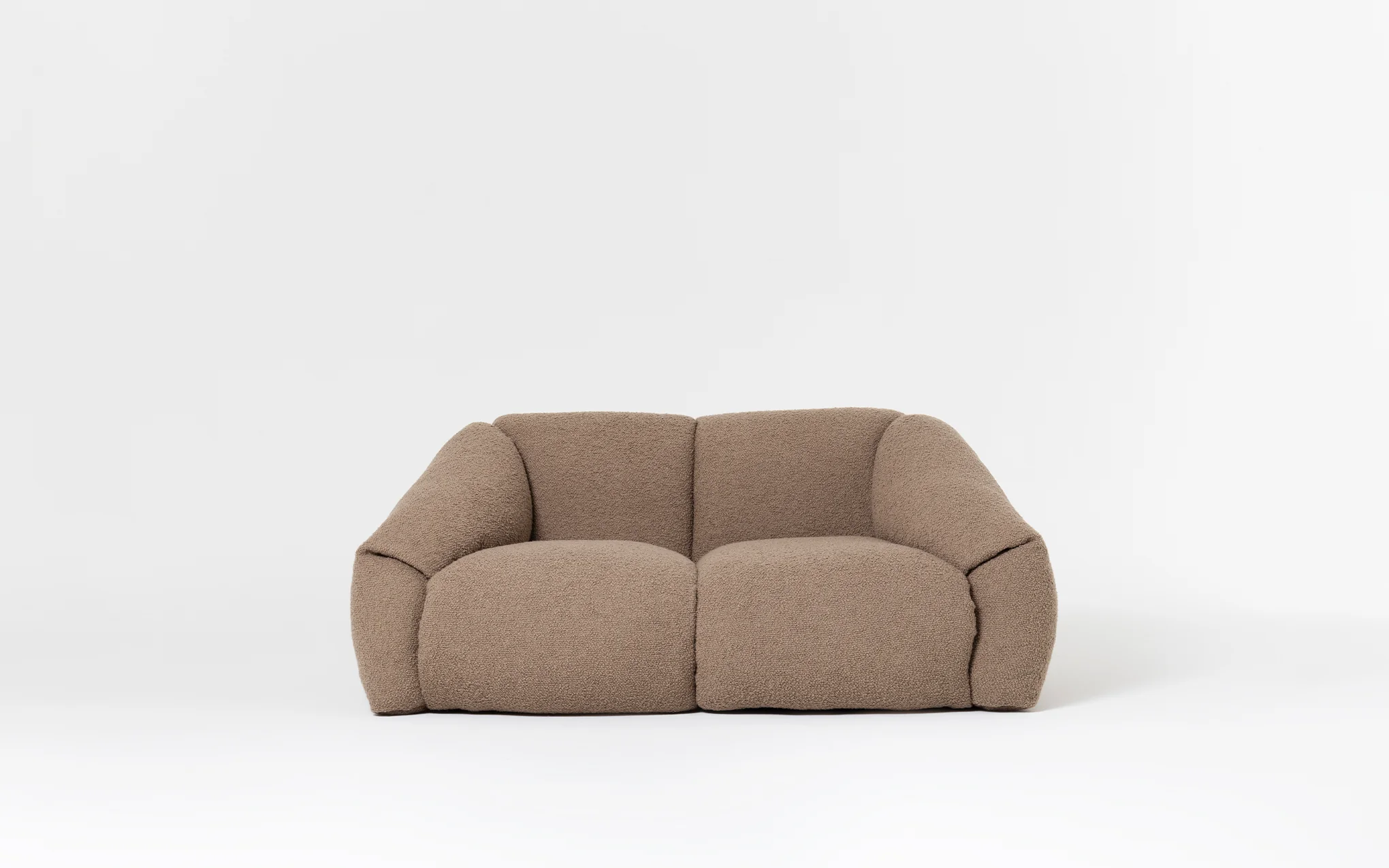 Puffer two seat sofa