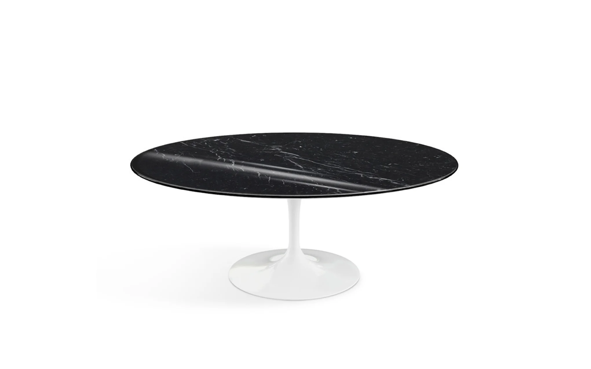 Saarinen oval coffee table - Image 3
