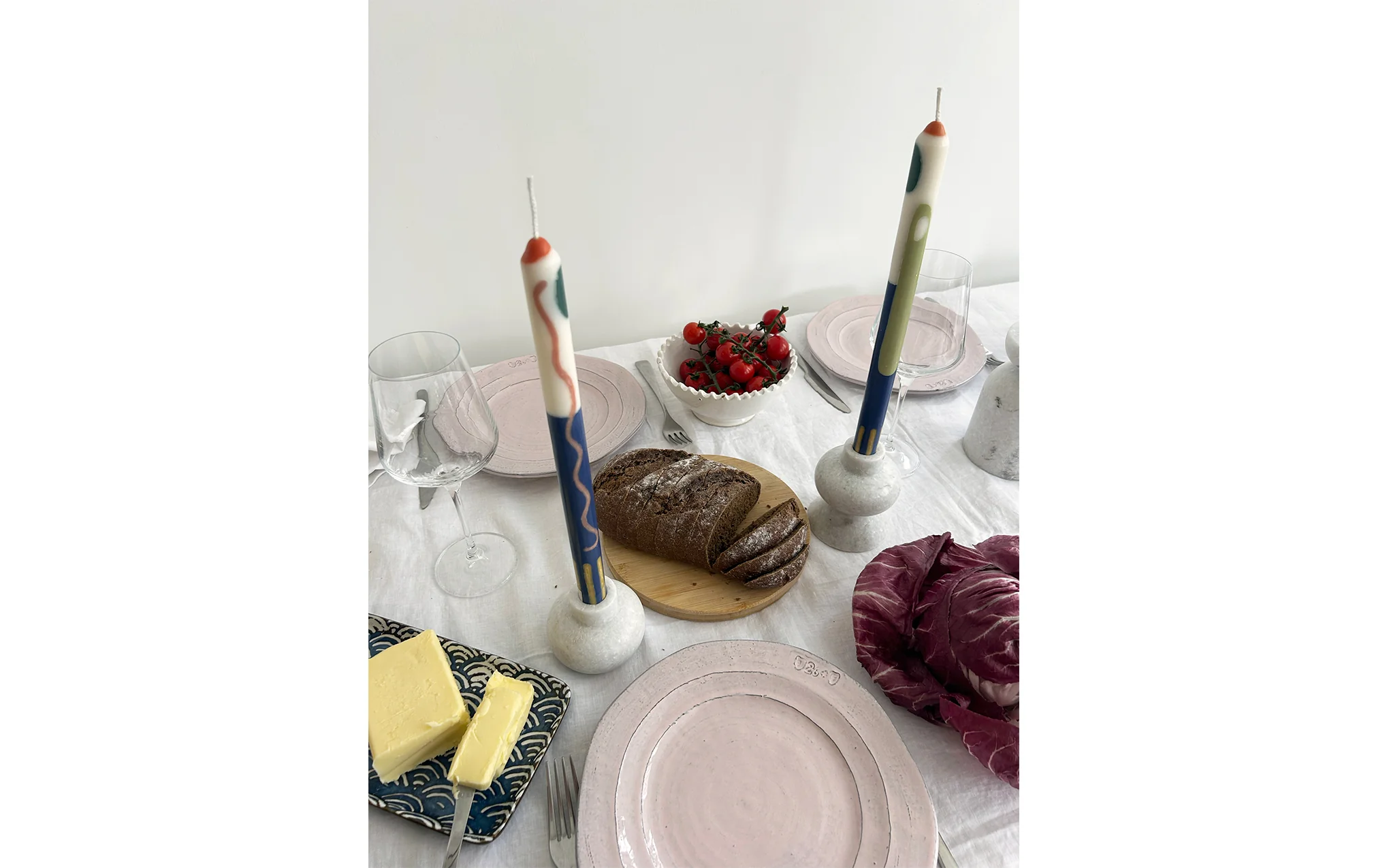 Terracotta dinner candles - Image 7