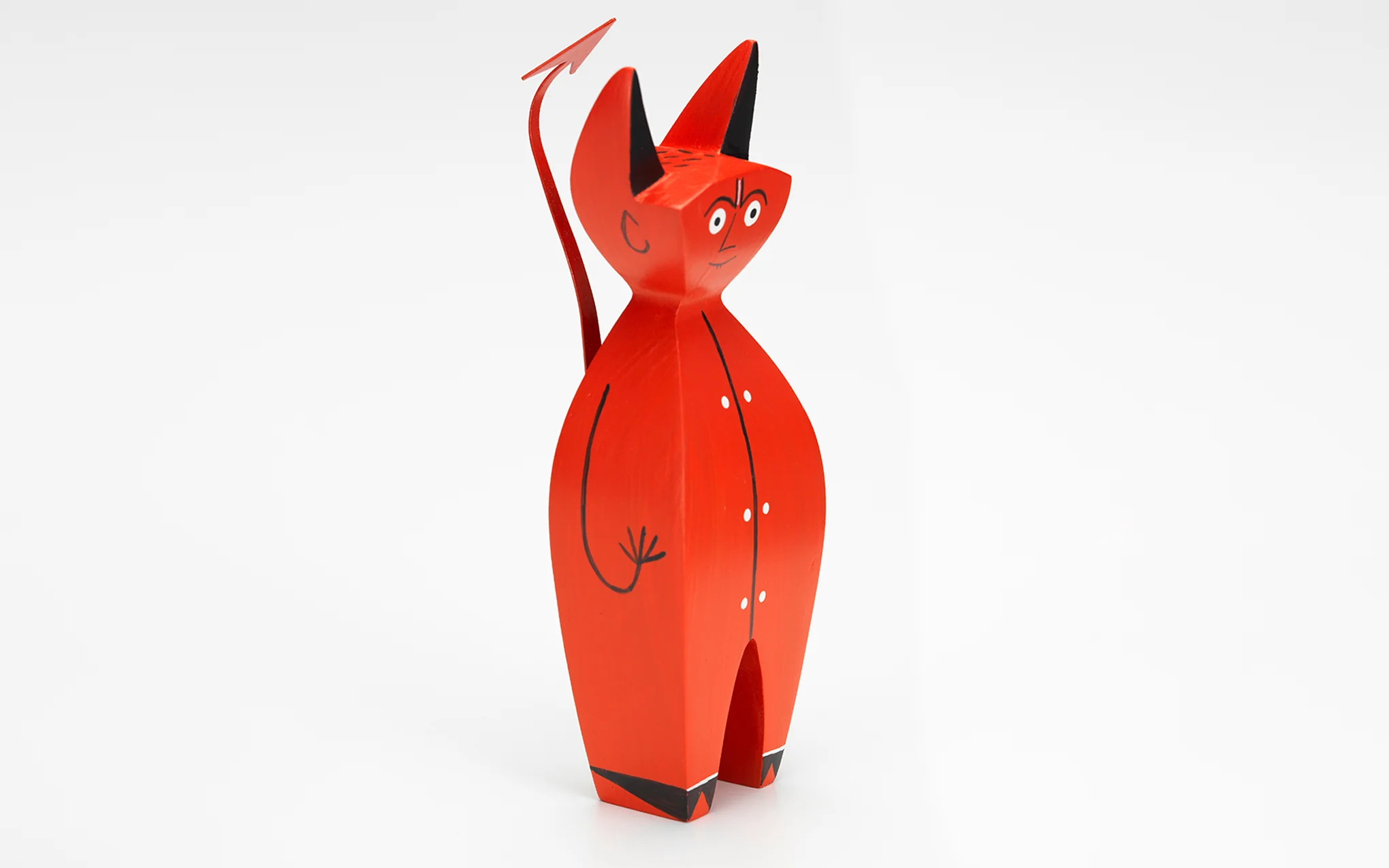 Wooden doll - Little Devil - Image 2